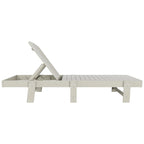 Polytrends Altura Armless Poly Eco-Friendly All Weather Reclining Chaise Lounge