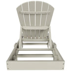 Polytrends Altura Armless Poly Eco-Friendly All Weather Reclining Chaise Lounge