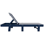 Polytrends Altura Armless Poly Eco-Friendly All Weather Reclining Chaise Lounge