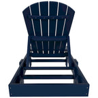 Polytrends Altura Armless Poly Eco-Friendly All Weather Reclining Chaise Lounge