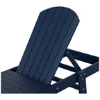 Polytrends Altura Armless Poly Eco-Friendly All Weather Reclining Chaise Lounge