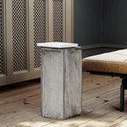 COSIEST MgO Outdoor Hexagonal End Table