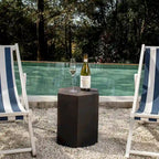 COSIEST MgO Outdoor Hexagonal End Table