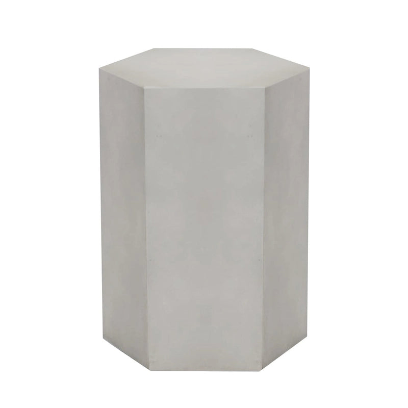 COSIEST MgO Outdoor Hexagonal End Table