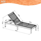 Amazonia Outdoor Patio Wood Chaise Sun Lounger - 1 Piece