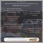 Amazonia Outdoor Patio Wood Chaise Sun Lounger - 1 Piece