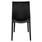 LeisureMod Kent 7-Piece Outdoor Dining Set with 4 Chairs 2 Arm Chairs - 28