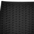 LeisureMod Kent 7-Piece Outdoor Dining Set with 4 Chairs 2 Arm Chairs - 28