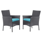 Majorca Resin Wicker Patio Dining Chair (Set of 2)