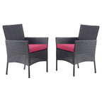 Majorca Resin Wicker Patio Dining Chair (Set of 2)