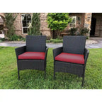 Majorca Resin Wicker Patio Dining Chair (Set of 2)