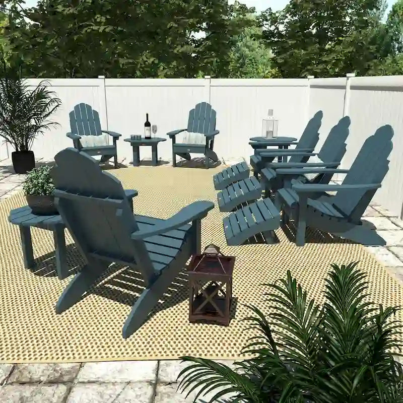 HIGHWOOD 12-Piece Adirondack Patio Conversation Set