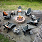 HIGHWOOD 12-Piece Adirondack Patio Conversation Set