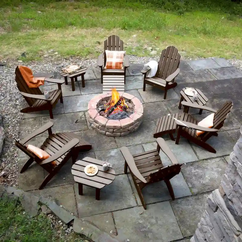 HIGHWOOD 12-Piece Adirondack Patio Conversation Set