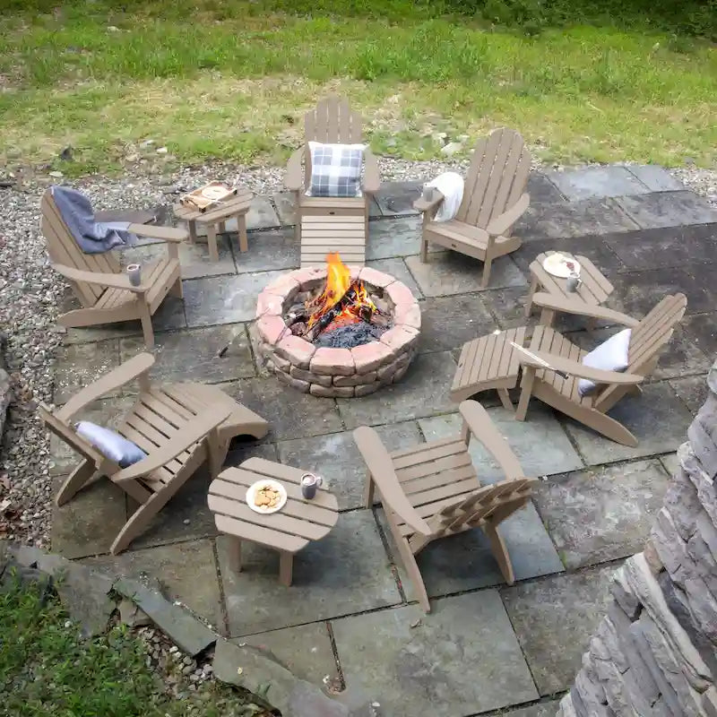 HIGHWOOD 12-Piece Adirondack Patio Conversation Set