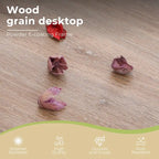 5-Piece Patio Dining Set, 36 Square Acacia Wood Table and 4 Rattan Armrest Chairs