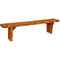 Live Edge Locust Wood 6' Wildwood Bench