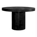 Aurelle Home Modern Concrete Outdoor Round Dining Table