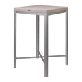 Russ Resin All-Weather Bar Table with Aluminum Legs