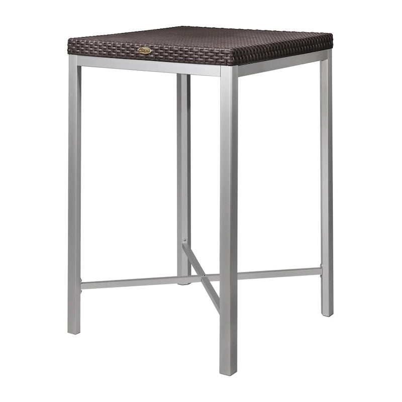 Russ Resin All-Weather Bar Table with Aluminum Legs