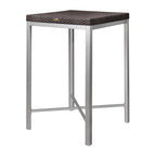Russ Resin All-Weather Bar Table with Aluminum Legs