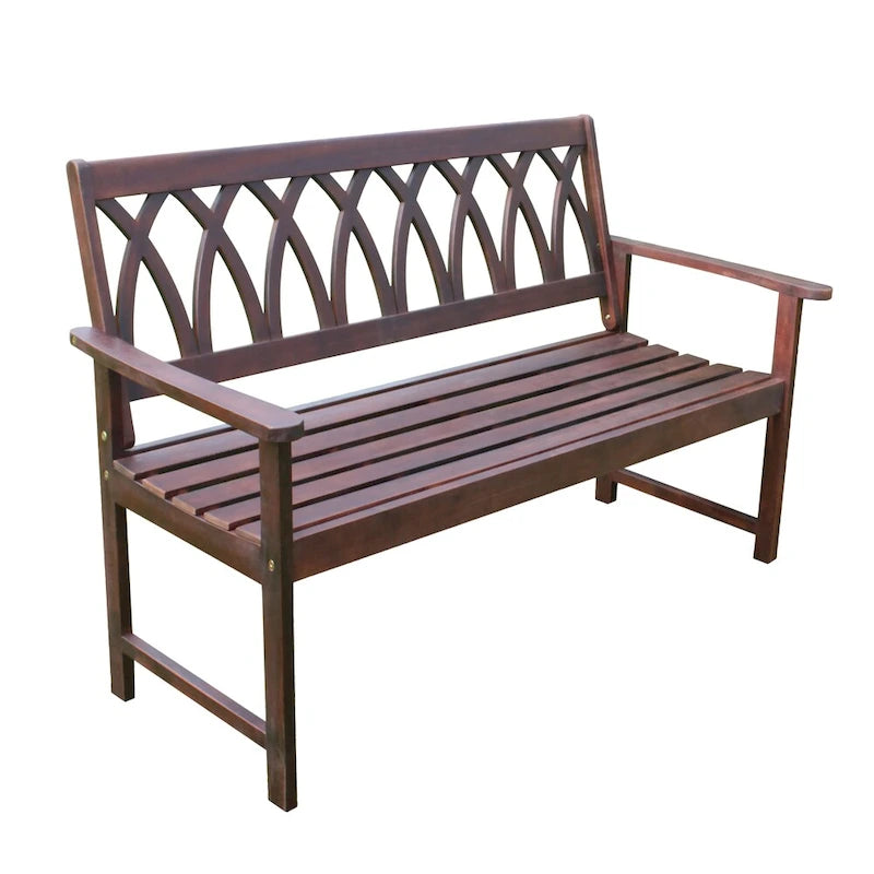 Jacksonville Criss Cross Garden Bench by Havenside Home
