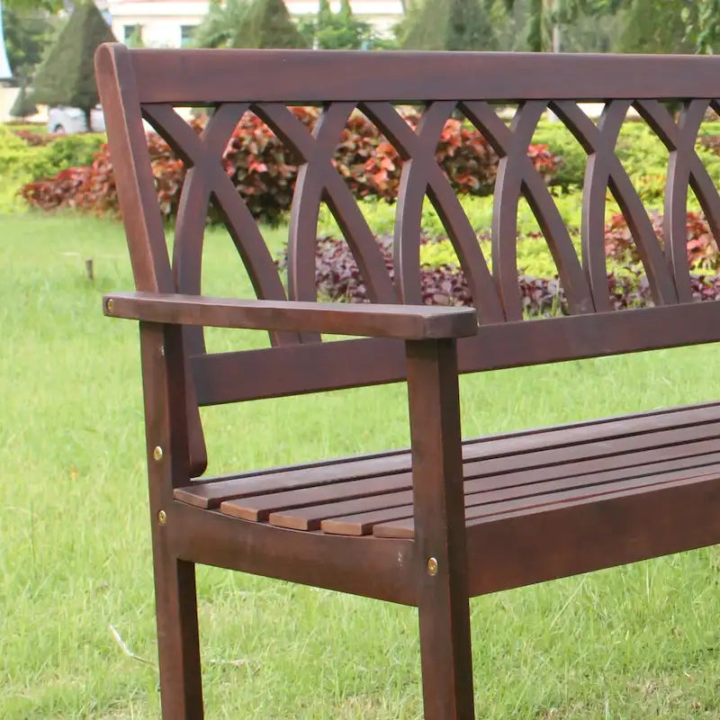 Jacksonville Criss Cross Garden Bench by Havenside Home
