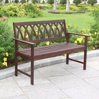 Jacksonville Criss Cross Garden Bench by Havenside Home