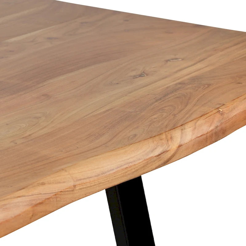 ComfyStyle Outdoor Acacia Wood Dining and Bench