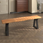 ComfyStyle Outdoor Acacia Wood Dining and Bench