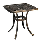 21 Cast Aluminum Outdoor Patio Dining Table