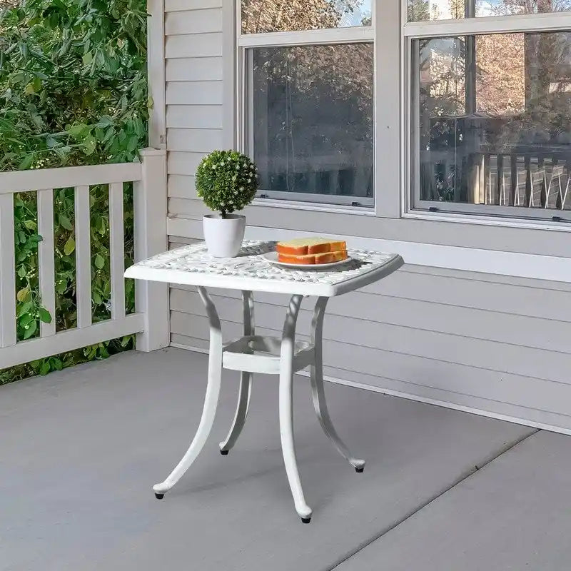 21 Cast Aluminum Outdoor Patio Dining Table