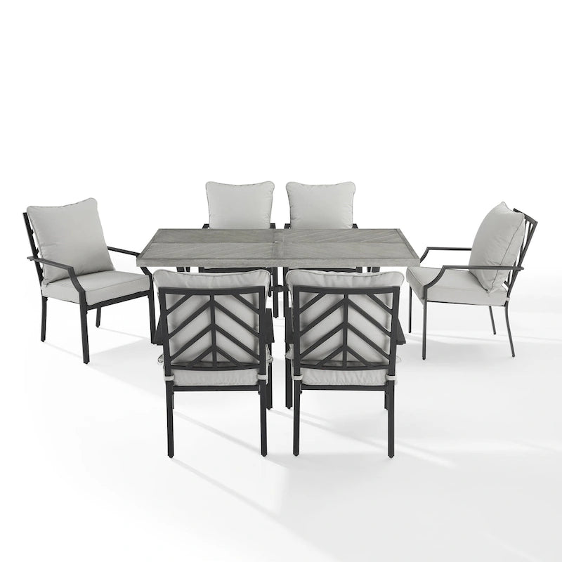 Crosley Otto 7Pc Outdoor Metal Dining Set