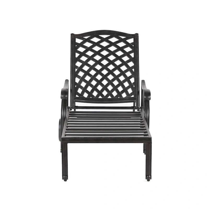 Manasquan Olefin/Aluminum Chaise Lounger and Cushion by Havenside Home