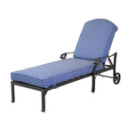 Manasquan Olefin/Aluminum Chaise Lounger and Cushion by Havenside Home