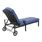 Manasquan Olefin/Aluminum Chaise Lounger and Cushion by Havenside Home