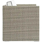 Havenside Home Bocabec Modern Fabric Outdoor Patio Armless Chair