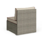 Havenside Home Bocabec Modern Fabric Outdoor Patio Armless Chair