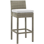 Havenside Home Bocabec Patio Wicker Rattan Bar Stool