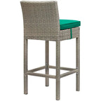 Havenside Home Bocabec Patio Wicker Rattan Bar Stool