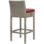 Havenside Home Bocabec Patio Wicker Rattan Bar Stool