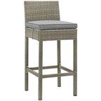 Havenside Home Bocabec Patio Wicker Rattan Bar Stool