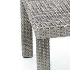 Cannes 3 Piece Aluminum Outdoor Patio Club Chairs & Side Table