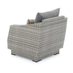 Cannes 3 Piece Aluminum Outdoor Patio Club Chairs & Side Table