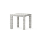 Cannes 3 Piece Aluminum Outdoor Patio Club Chairs & Side Table