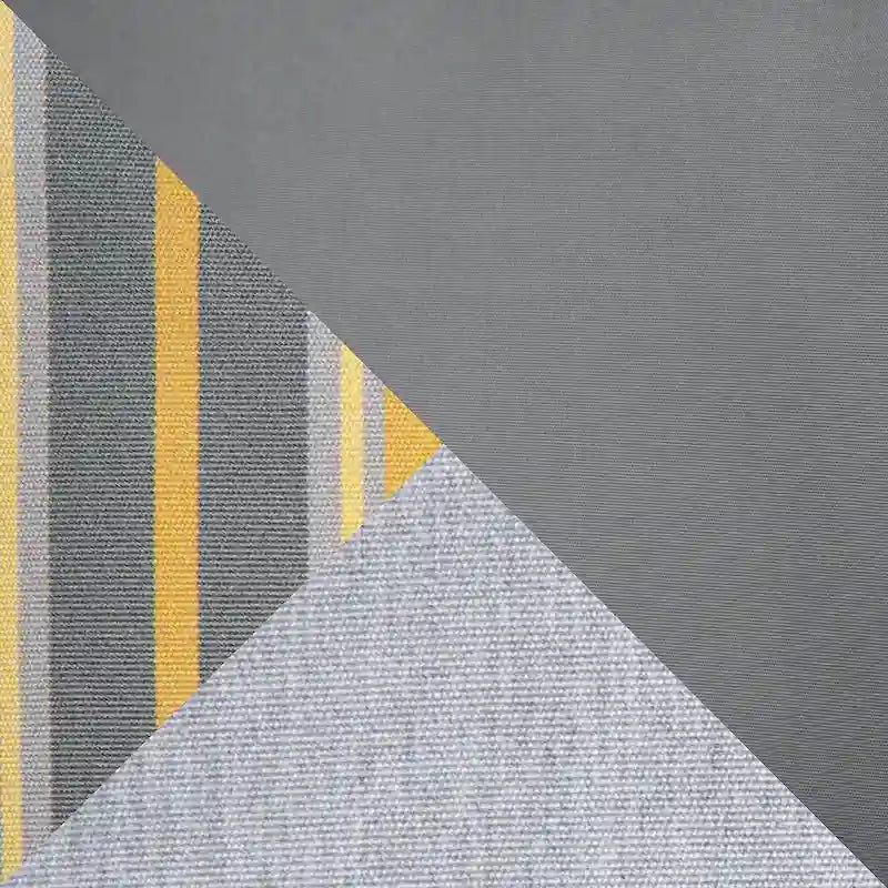 Milo Espresso 6 Piece Sunbrella Outdoor Patio Sectional with Table