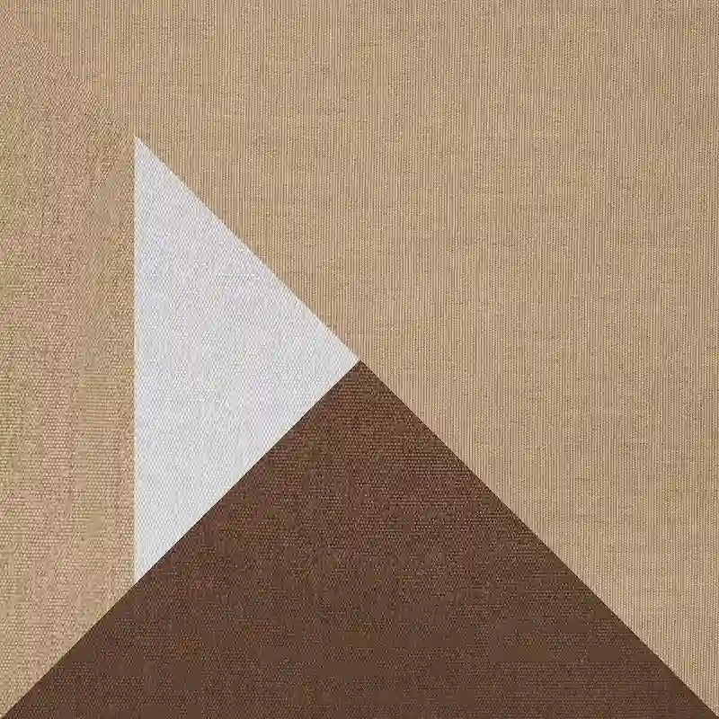 Milo Espresso 6 Piece Sunbrella Outdoor Patio Sectional with Table