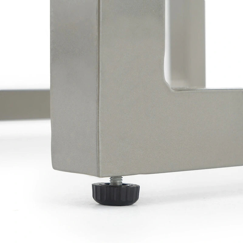 Milo Espresso 6 Piece Sunbrella Outdoor Patio Sectional with Table