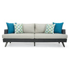 Portofino Casual 15 Piece Sunbrella Outdoor Patio Motion Estate Set