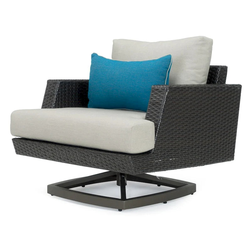 Portofino Casual 15 Piece Sunbrella Outdoor Patio Motion Estate Set
